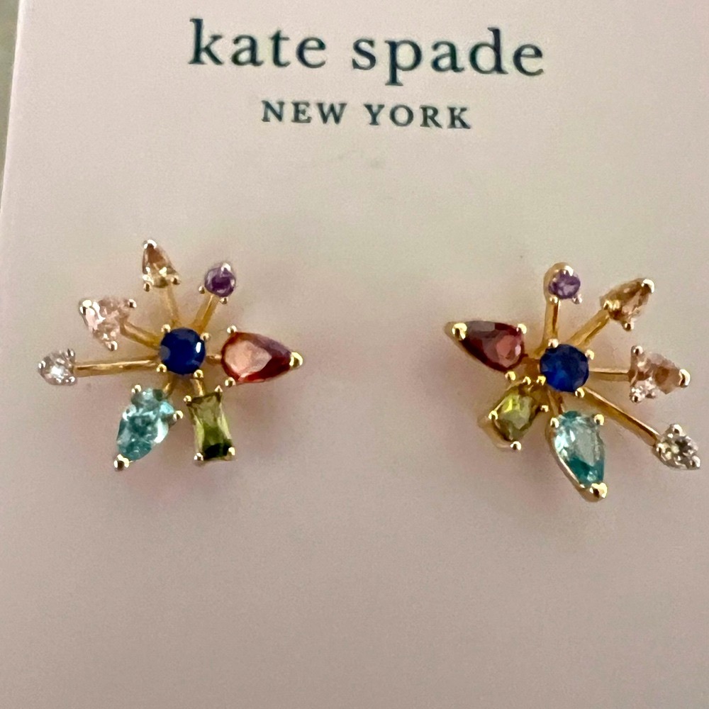 ā ļø Kate Spade New York firework floral stud earrings - Picture 7 of 9